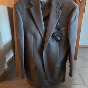 Mens Ralph Lauren Brown Checkered Blazer